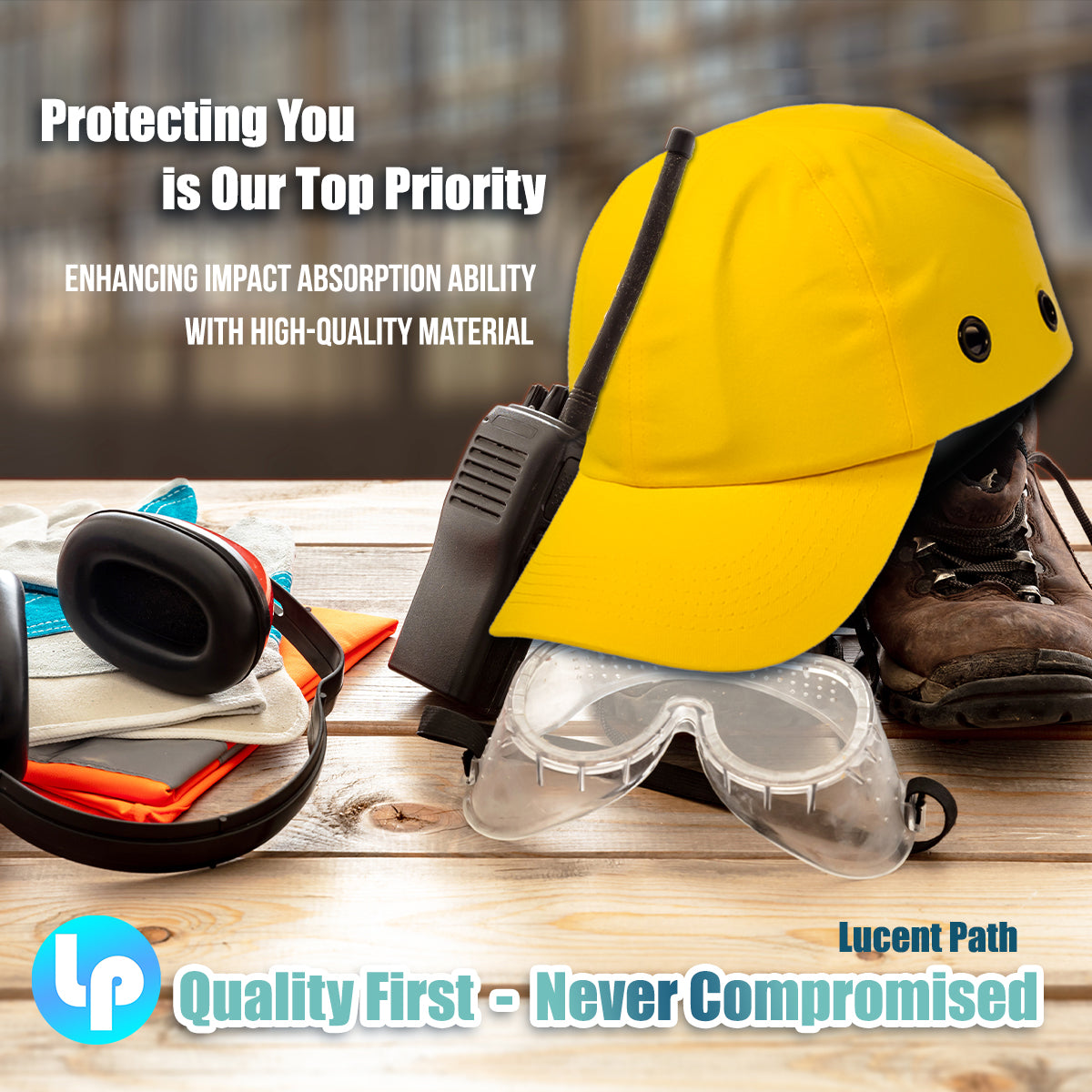 Baseball Safety Bump Cap Helmet Hard Hat Head Protection Capm For Men
