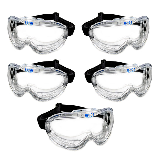 Lucent Path Safety Goggles Anti-Fog Anti-Scratch CE ANSI Certified Clear Impact Resistant Eye Protection