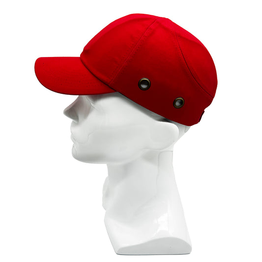 Lucent Path Red Baseball Safety Bump Cap Helmet Hard Hat Head Protection Cap