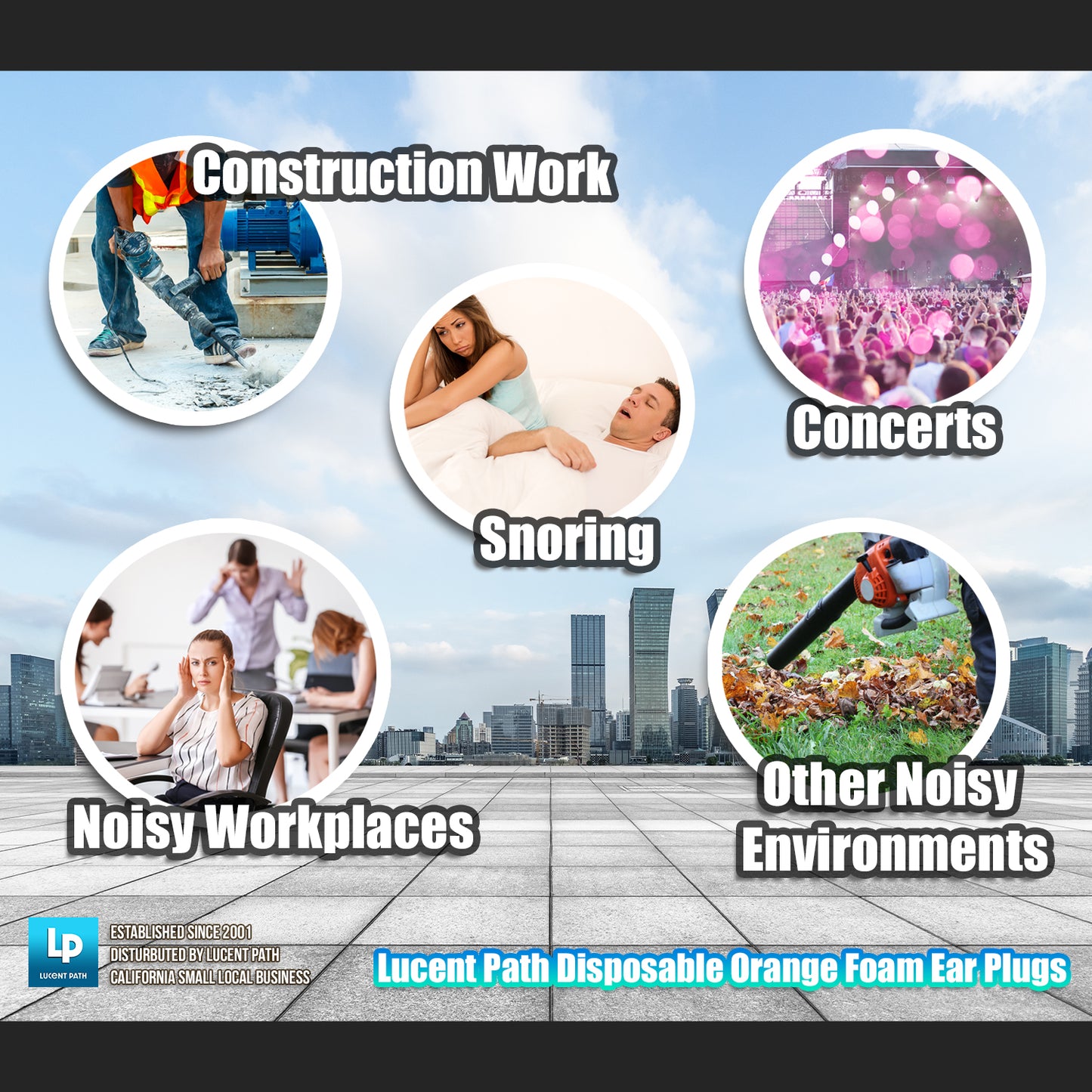 Lucent Path Safety Value Bundle - Flip Up Face Shield + 50 Pairs Disposable Ear Plugs