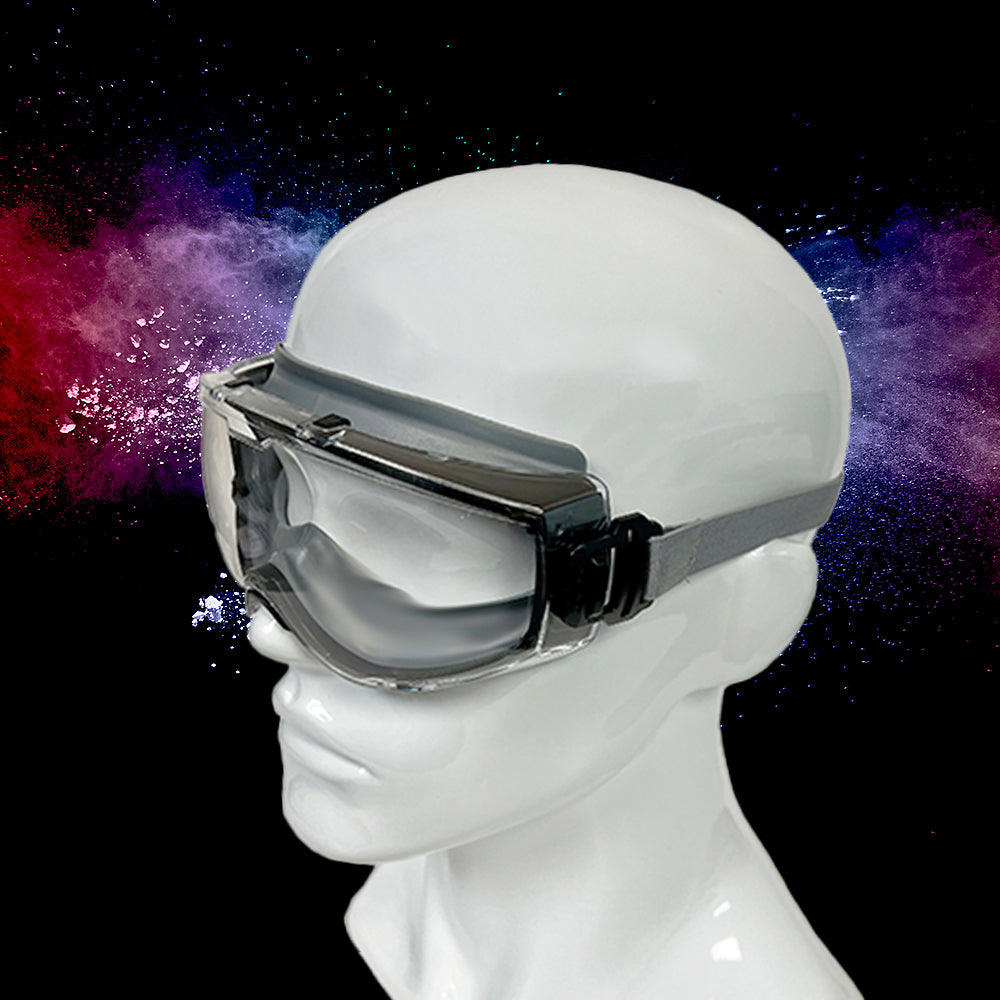 Lucent Path Safety Goggles Clear Anti-Fog Anti-Scratch Lens, CE EN ANSI Z87.1 Approved Ergonomic Eye Protection Goggles Fit Over Glasses